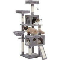 Produktbild von Pawz Road Multifunktionaler Kratzbaum für Katzen Grau 162cm mit Sisal