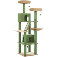 Produktbild von Pawz Road XL Katzenbaum aus Plüsch in Grün 180cm