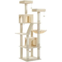 Produktbild von Pawz Road XL Kratzbaum für Katzen aus Plüsch in Beige 180cm