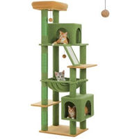 Produktbild von Pawz Road XXL Kratzbaum aus Holz in Grün 180 cm hoch