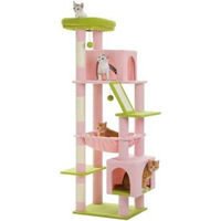 Produktbild von Pawz Road XXL Kratzbaum aus Holz in Rosa 180 cm hoch