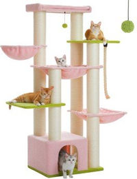Pawz Road XXL Kratzbaum für Katzen aus Plüsch stabil und groß – Bild 1 von 2