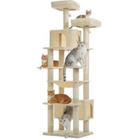 Produktbild von PAWZ Road XXL Kratzbaum stabil 205 cm Beige mit Sisal