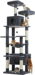 PAWZ Road XXL Kratzbaum stabil 205 cm Beige mit Sisal – Bild 1 von 3