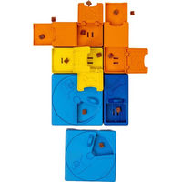 Produktbild von Pawzler Rainbow Set Hundepuzzle Intelligenzspielzeug aus Kunststoff bunt