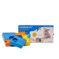 Produktbild von Pawzler Rainbow Set Intelligenzspielzeug aus Kunststoff für alle Hundegrößen und Altersstufen