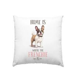 Produktbild von PAWZLOVE Hundekissen Frenchie aus Polyester in Weiß