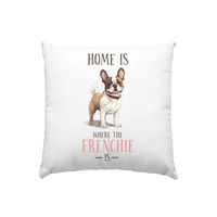 Produktbild von PAWZLOVE Hundekissen Frenchie aus Polyester in Weiß