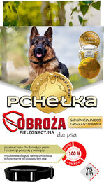 Produktbild von PCHEŁKA Anti-Parasitenhalsband für Hunde gegen Zecken und Flöhe Schwarz 75 cm