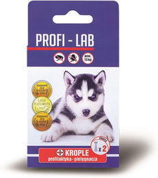 Produktbild von PCHEŁKA Profi-Lab Spot-On Pflege-Tropfen gegen Flöhe für Hunde ab 15kg 2 x 1,8ml