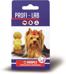 Produktbild von PCHEŁKA Profi-Lab Spot-On Pflege-Tropfen gegen Flöhe für kleine Hunde unter 5 kg 2 x 1,0 ml