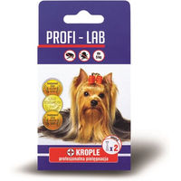 Produktbild von PCHEŁKA Profi-Lab Spot-On Pflege-Tropfen gegen Flöhe für kleine Hunde unter 5 kg 2 x 1,0 ml
