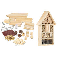 Produktbild von PEARL Insektenhotel Bausatz aus Holz als Nisthilfe für Nützlinge in Naturholz-Optik