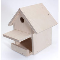 Produktbild von Pebaro Holzbauset Vogelhaus Bastelset aus unbehandeltem Birkenholz