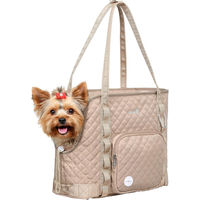 Produktbild von Pecute Hundetragetasche aus Nylon in Khaki für kleine Hunde