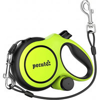 Produktbild von Pecute Instant-Control Rollleine für Hunde mit Stahlseil und Kotbeutelhalter 8m Grün