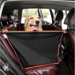 Pecute LuxusKollektion Hunde-Autositz Schwarz aus Oxford-Gewebe wasserdicht Größe L 70x50x55 cm – Bild 1 von 5