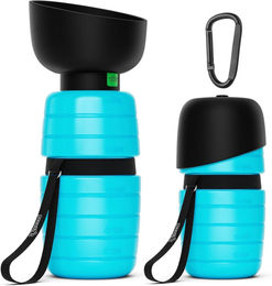 Pecute Reisenapf für Hunde aus Silikon faltbar XL 850ml Blau Türkis - 850 ml – Bild 1 von 8