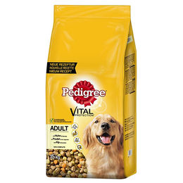 Produktbild von Pedigree Adult Hundefutter mit Huhn und Gemüse ohne Farb- und Aromastoffe 15 kg - 15 kg