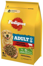 Pedigree Adult Hundefutter mit Rindfleisch und Gemüse für mittelgroße Hunde 4 kg – Bild 1 von 2