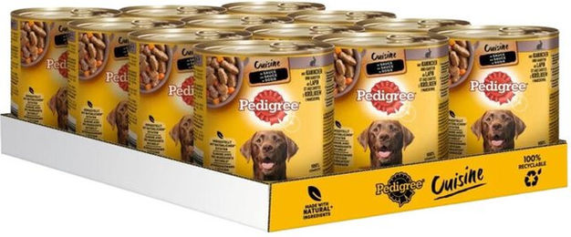Pedigree Adult Hundefutter Nassfutter Kaninchen in Sauce 12 x 800g ohne Zucker und künstliche Aromen – Bild 1 von 1
