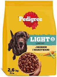Produktbild von Pedigree Adult Light Trockenfutter mit Geflügel für Hunde zur Gewichtsreduktion 2,6 kg
