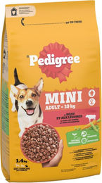 Pedigree Adult Mini Hundefutter mit Rind und Gemüse 3 x 1,4 kg - 1,4 kg – Bild 1 von 7
