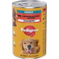 Produktbild von Pedigree Adult Nassfutter für Hunde mit Rind in Gelee 1200g - 1200 g