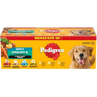 Produktbild von Pedigree Adult Nassfutter Stückchen in Sauce für Hunde 40 x 85 g