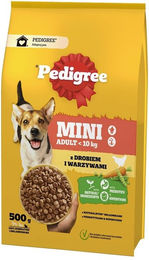 Pedigree Adult Trockenfutter mit Geflügel für kleine Hunde Adult 500g – Bild 1 von 1