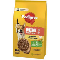 Produktbild von Pedigree Adult Trockenfutter mit Geflügel für kleine Hunde Adult 500g