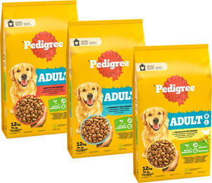 Pedigree Adult Trockenhundefutter Fisch und Gemüse 12kg - 12 kg – Bild 1 von 3