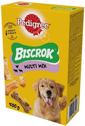 Pedigree Biscrok Multi Mix Hundesnack mit Huhn Rind Lamm für erwachsene Hunde 500g - 500 g – Bild 1 von 7