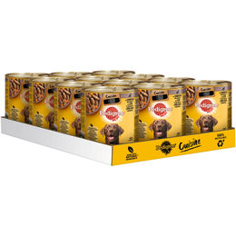 Pedigree Cuisine Hundefutter Adult Stückchen in Sauce Kaninchen und Karotten 12x800g – Bild 1 von 3