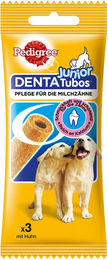 Produktbild von Pedigree Denta Tubos Zahnpflege-Snack für Welpen mit Huhn ohne Zucker und Farbstoffe 36 Stück