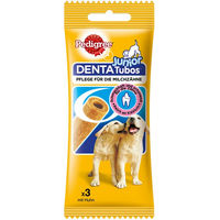 Produktbild von Pedigree Denta Tubos Zahnpflege-Snack für Welpen mit Huhn ohne Zucker und Farbstoffe 36 Stück