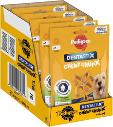 Pedigree Dentastix Chewy Chunx Mini Zahnpflege-Snack für Hunde mit Huhn ohne Zucker und Farbstoffe 340g – Bild 1 von 3