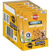 Produktbild von Pedigree Dentastix Chewy Chunx Mini Zahnpflege-Snack für Hunde mit Huhn ohne Zucker und Farbstoffe 340g