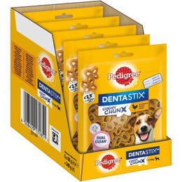 Pedigree Dentastix Chewy Chunx Mini Zahnpflege-Snack für Hunde mit Huhn ohne Zucker und ohne Farb- und Aromastoffe 5x85 g - 5 x 85 g – Bild 1 von 2
