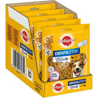 Produktbild von Pedigree Dentastix Chewy Chunx Mini Zahnpflege-Snack für Hunde mit Huhn ohne Zucker und ohne Farb- und Aromastoffe 5x85 g - 5 x 85 g