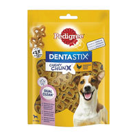 Produktbild von Pedigree Dentastix Chewy Chunx Mini Zahnpflege-Snack für kleine Hunde mit Huhn - 68 g