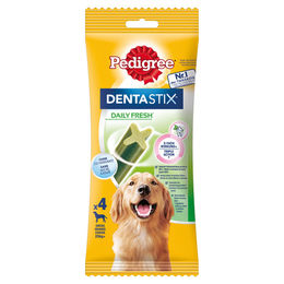 Pedigree Dentastix Daily Fresh Zahnpflege-Snack für große Hunde mit Huhn Junior 14 x 4 Stück – Bild 1 von 1