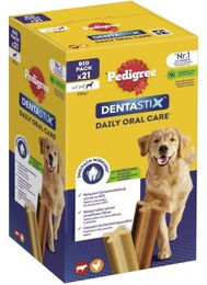 Pedigree Dentastix Daily Oral Care Zahnpflege-Snack für große Hunde mit Rind und Huhn ohne Zucker und Farbstoffe – Bild 1 von 8