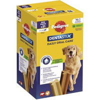 Produktbild von Pedigree Dentastix Daily Oral Care Zahnpflege-Snack für große Hunde mit Rind und Huhn ohne Zucker und Farbstoffe
