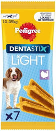 Produktbild von Pedigree Dentastix Light Dental Chews M Zahnpflege-Snacks mit Truthahn für mittelgroße Hunde
