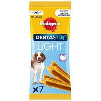Produktbild von Pedigree Dentastix Light Dental Chews M Zahnpflege-Snacks mit Truthahn für mittelgroße Hunde
