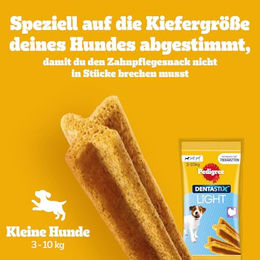 Pedigree Dentastix Light Zahnpflege-Snack für kleine Hunde mit Truthahn 35 Stück – Bild 1 von 5