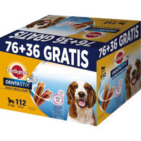Produktbild von Pedigree Dentastix Medium Zahnpflege-Snack für erwachsene Hunde 112 Stück - 112 x 1 Stk.