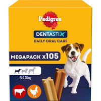 Produktbild von Pedigree DentaStix Mini Zahnpflege-Snack für Hunde 105 Stück