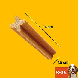 Pedigree DentaStix Zahnpflege-Snack für erwachsene mittelgroße Hunde mit Huhn und Rind 10 x 180 g - 10 x 180 g – Bild 1 von 6
